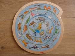 Puzzle Circulaire Animaux